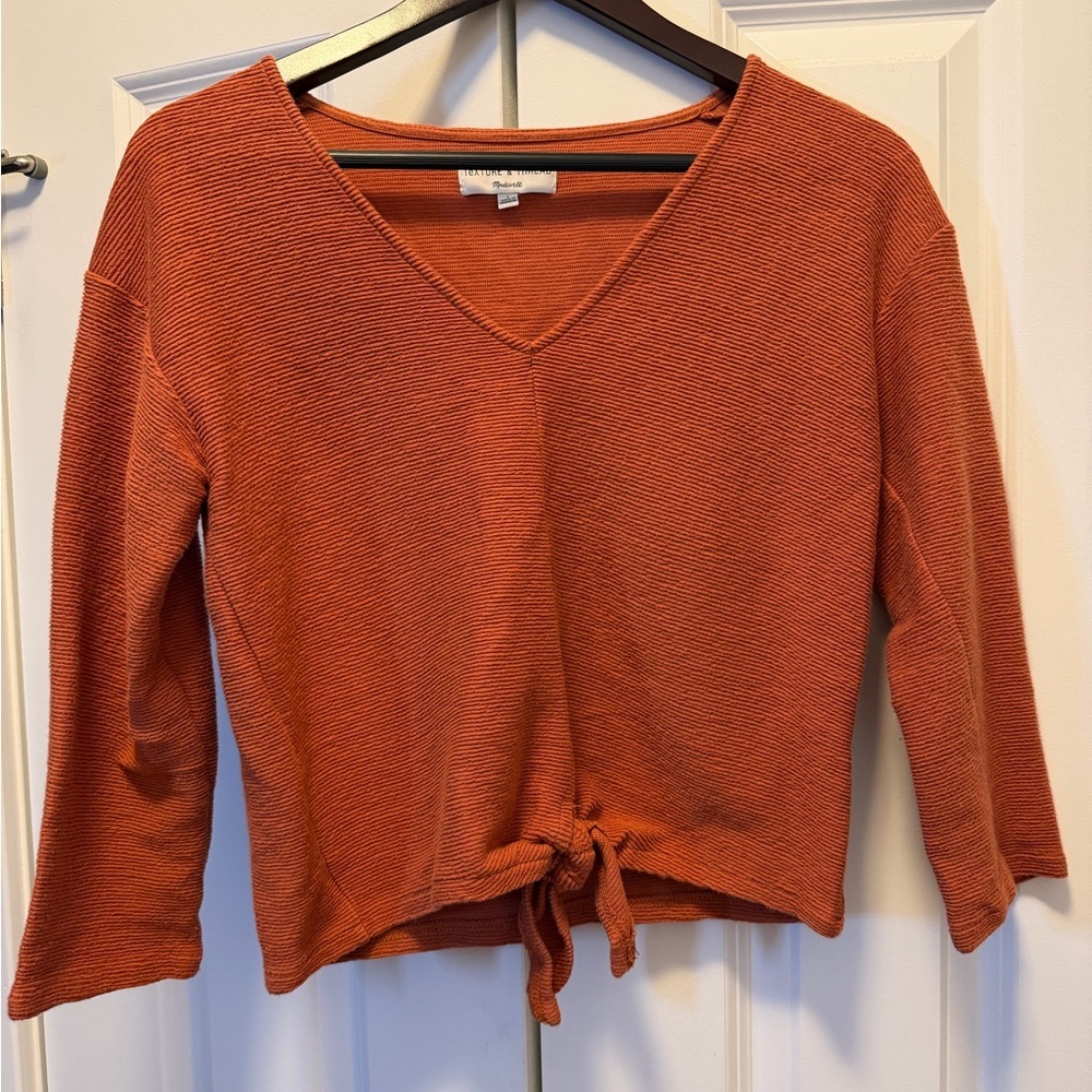 Madewell Terracotta Blouse